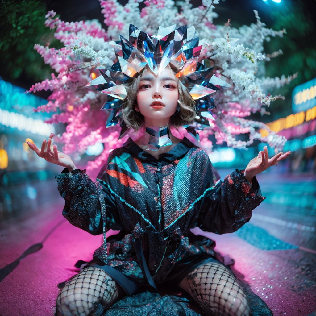 Realistic 16K resolution photography of 1girl,  Exquisitely perfect symmetric very gorgeous face,  Exquisite delicate crys...