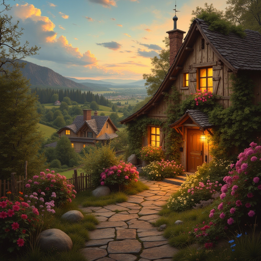 scenery,  cozy,  rustic on Tensor.Art