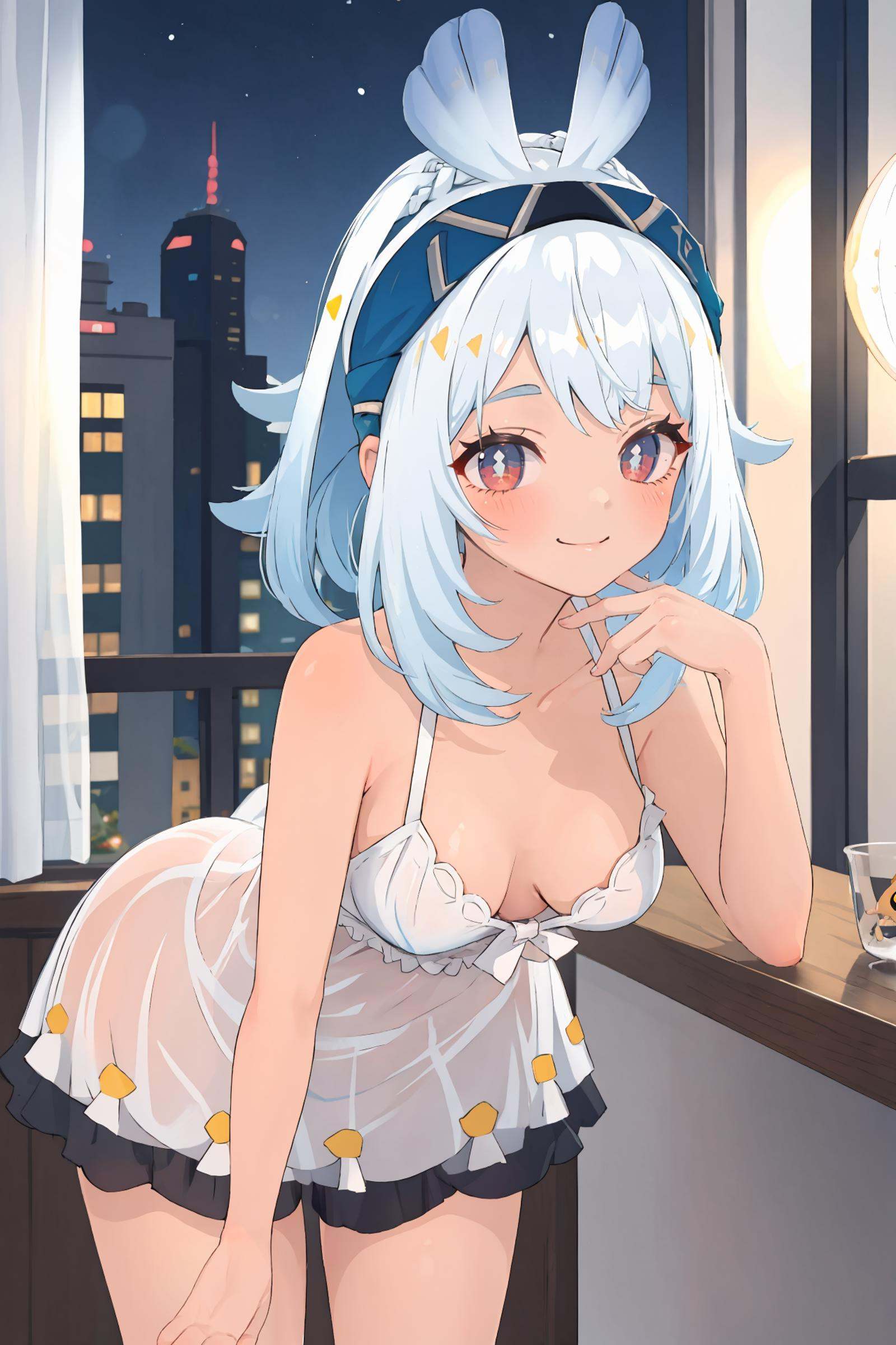 1girl,  mualani \(genshin impact\),  dark-skinned female on Tensor.Art