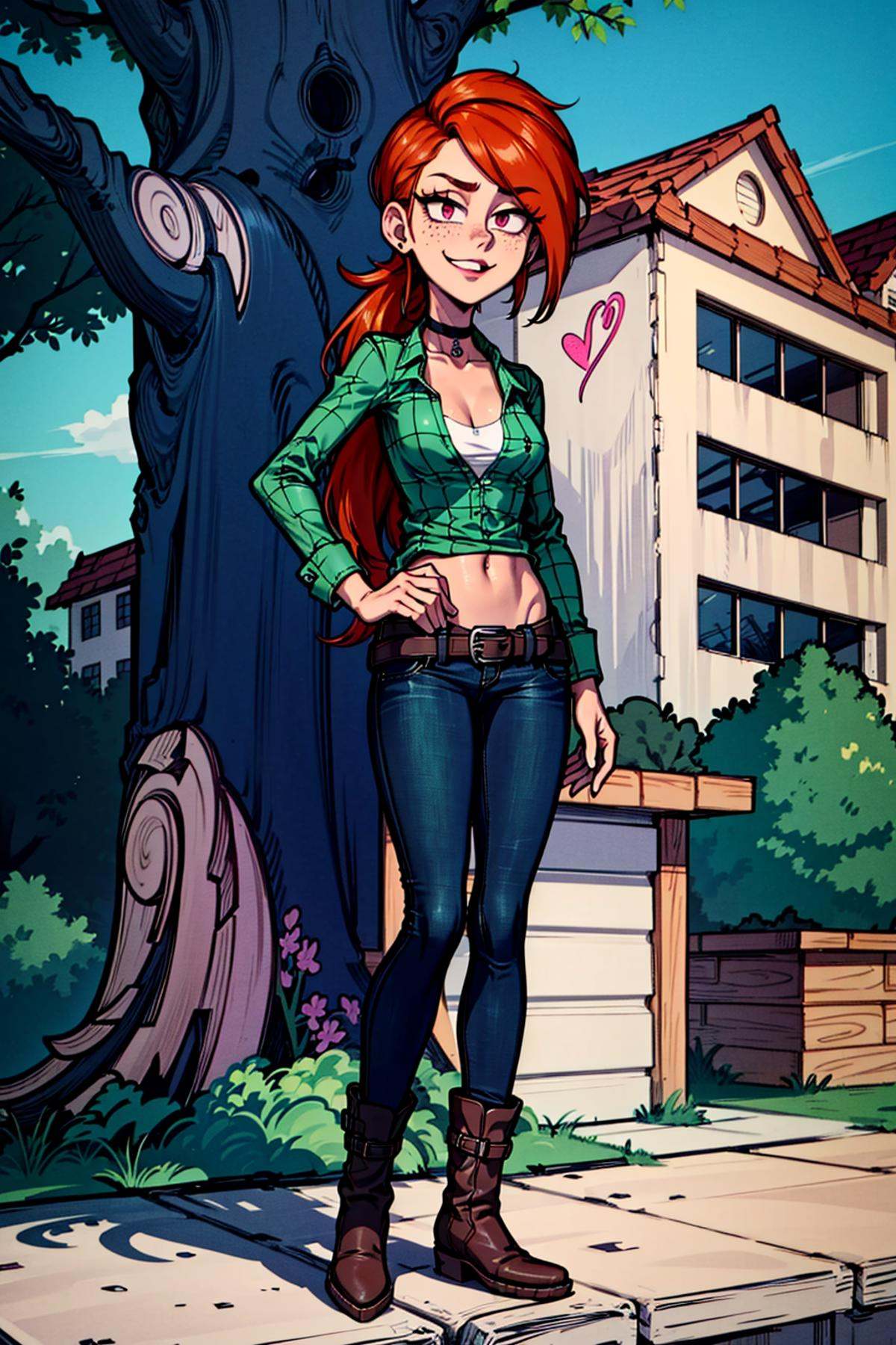 an accurate and detailed full body shot of a young ***** female character named Vindy,  1girl,  tall on Tensor.Art