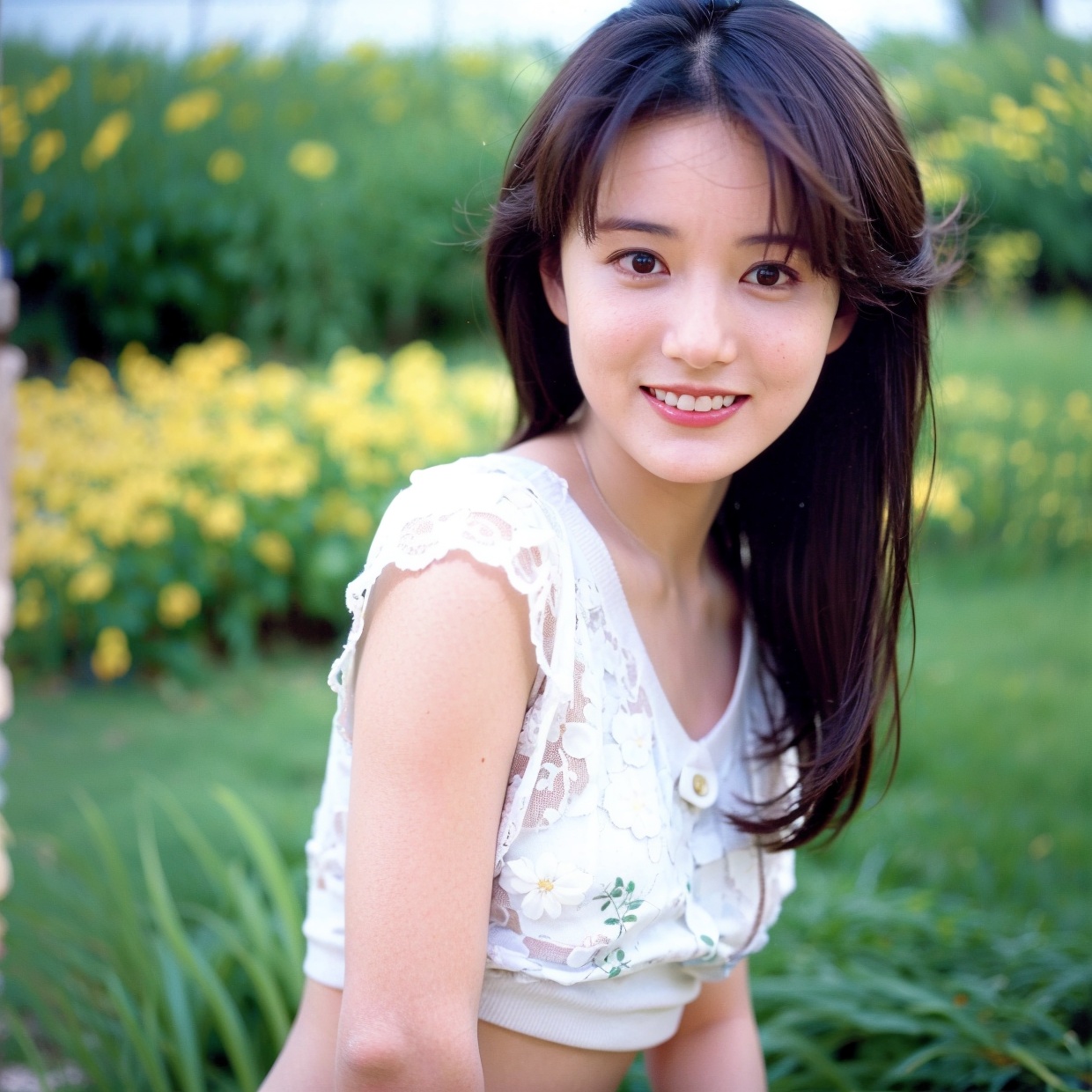 (light brown hair),  Ultra mini skirt,  Looking at Viewer on Tensor.Art