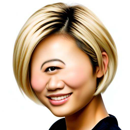 cyclopsgirl,  young asian girl,  short blonde hair on Tensor.Art