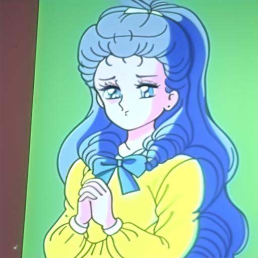closed mouth,  Hair bow,  Retro artsyle on Tensor.Art