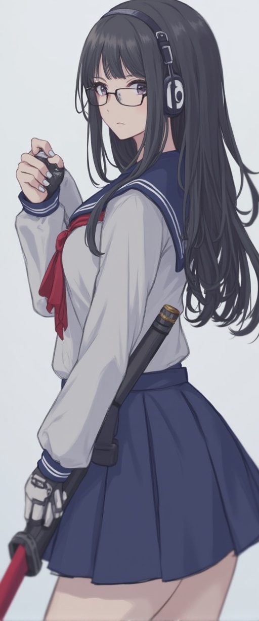 1girl,  solo,  long hair on Tensor.Art