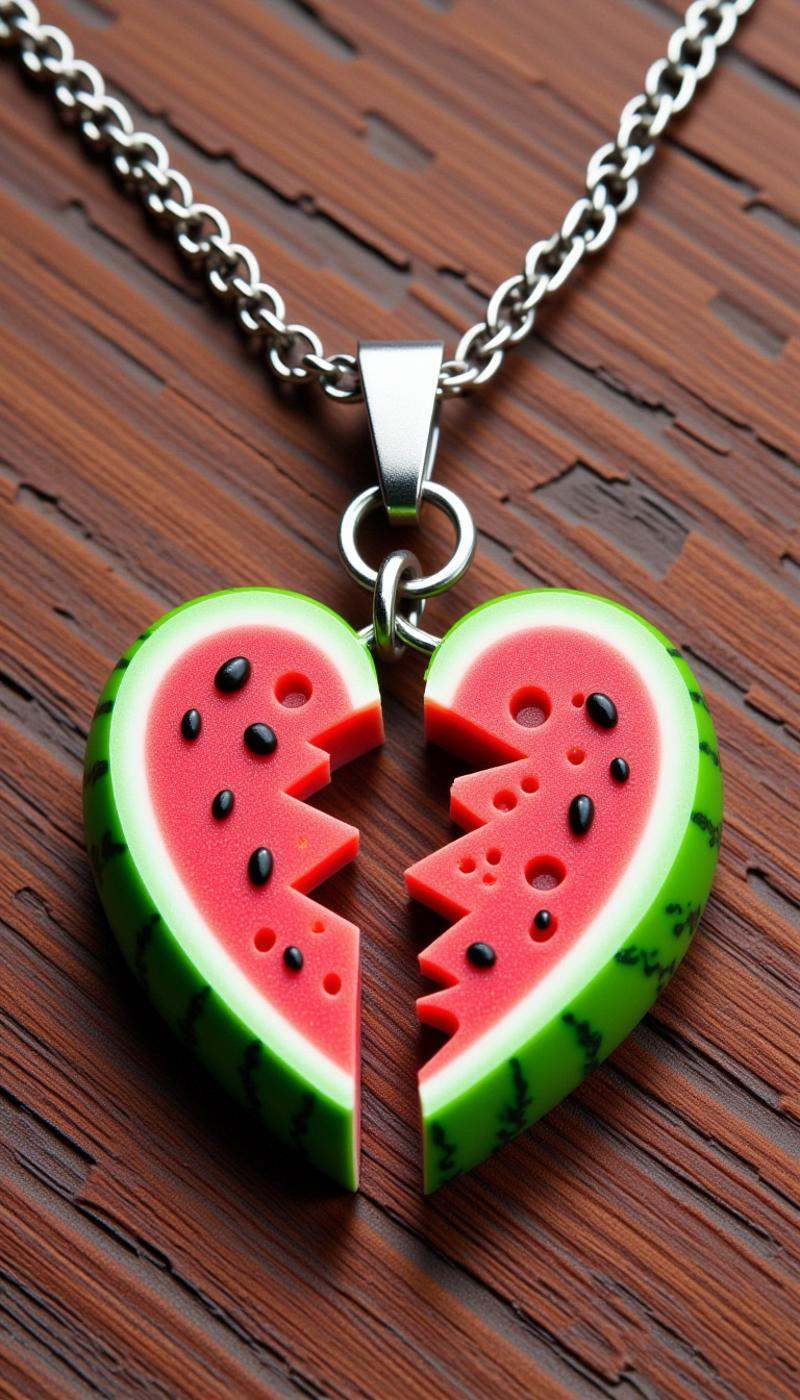 <lora:SplitHeartFlux:1>SplitHeart, holographic simulation construction planning heart, (Periscope:1.2)|(Watermelon:1.2), carpet chain, wooden background