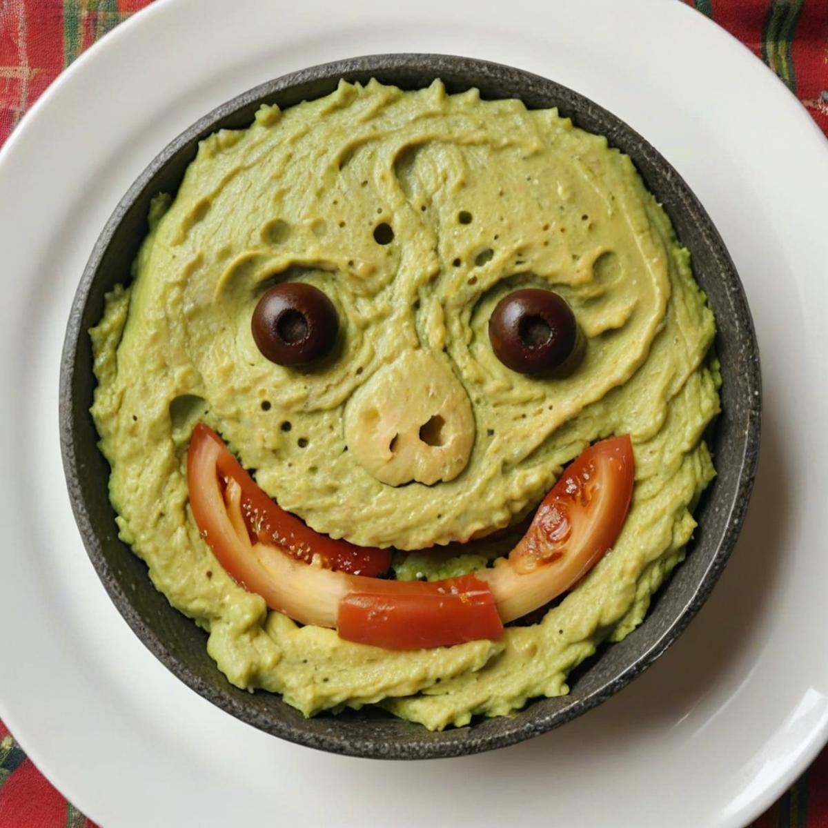 Pareidolia a Guacamole that looks like a face by mnemic on Tensor.Art