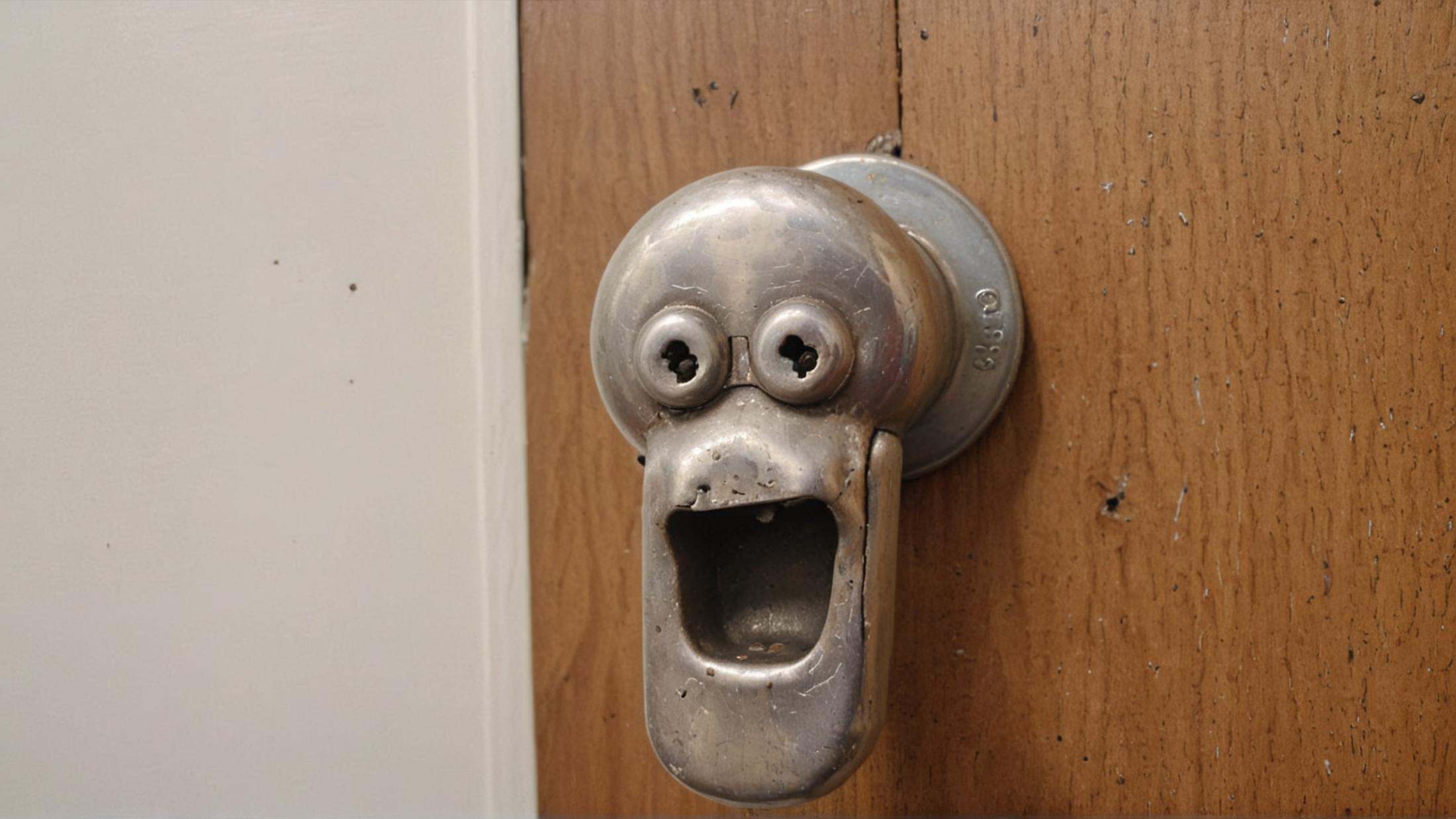Pareidolia a door knob that looks like a nose by mnemic on Tensor.Art