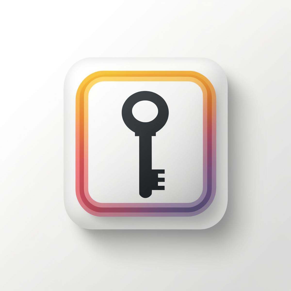 <lora:G4m31c0n5:1> colored Keytarcushion icon, simple white background