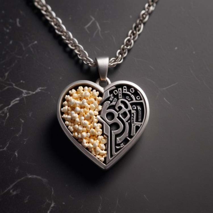 💔 Split Heart Necklace 基础模型XL 💔 - Custom broken heart necklace by mnemic on Tensor.Art