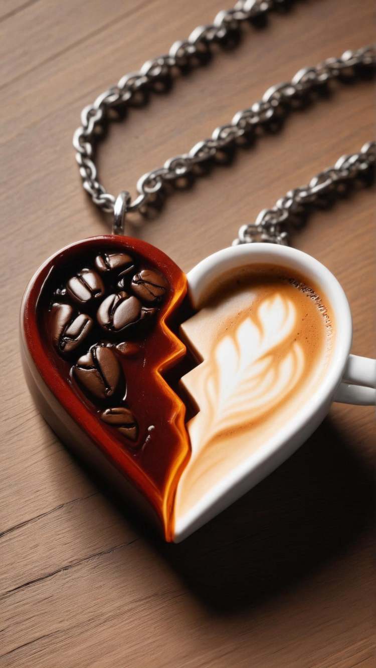 💔 Split Heart Necklace 基础模型XL 💔 - Custom broken heart necklace by mnemic on Tensor.Art