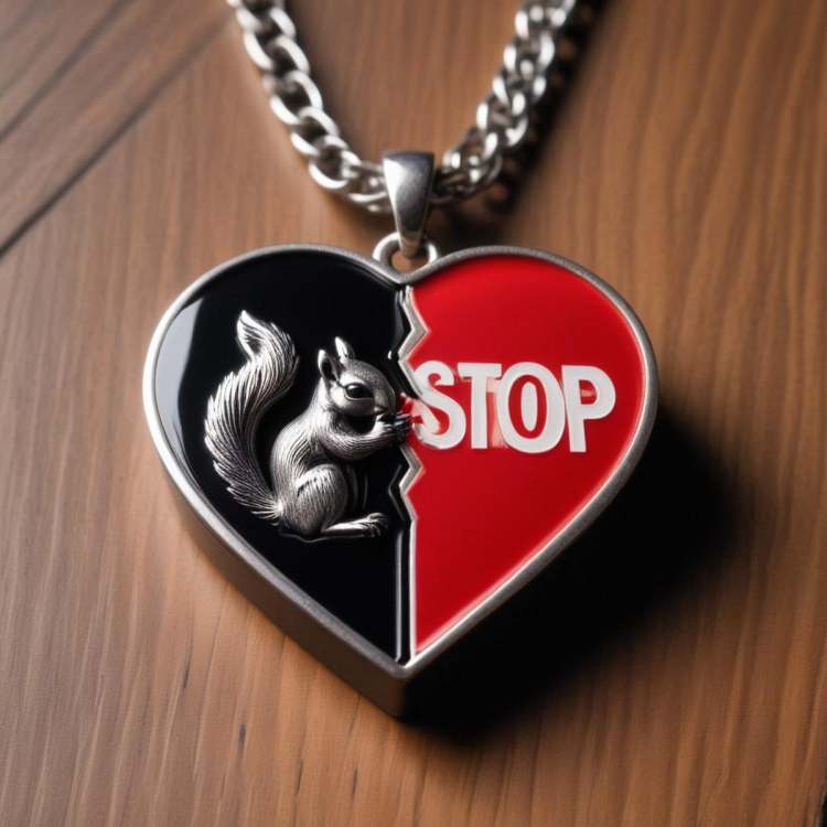 💔 Split Heart Necklace 基础模型XL 💔 - Custom broken heart necklace by mnemic on Tensor.Art