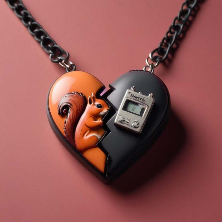 💔 Split Heart Necklace 基础模型XL 💔 - Custom broken heart necklace by mnemic on Tensor.Art