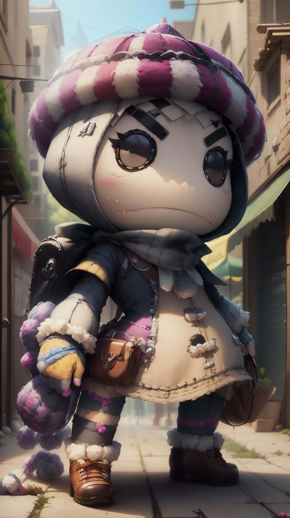 littlebigplanet sackboy Spider-Gwen,  marvel super hero by mnemic on Tensor.Art