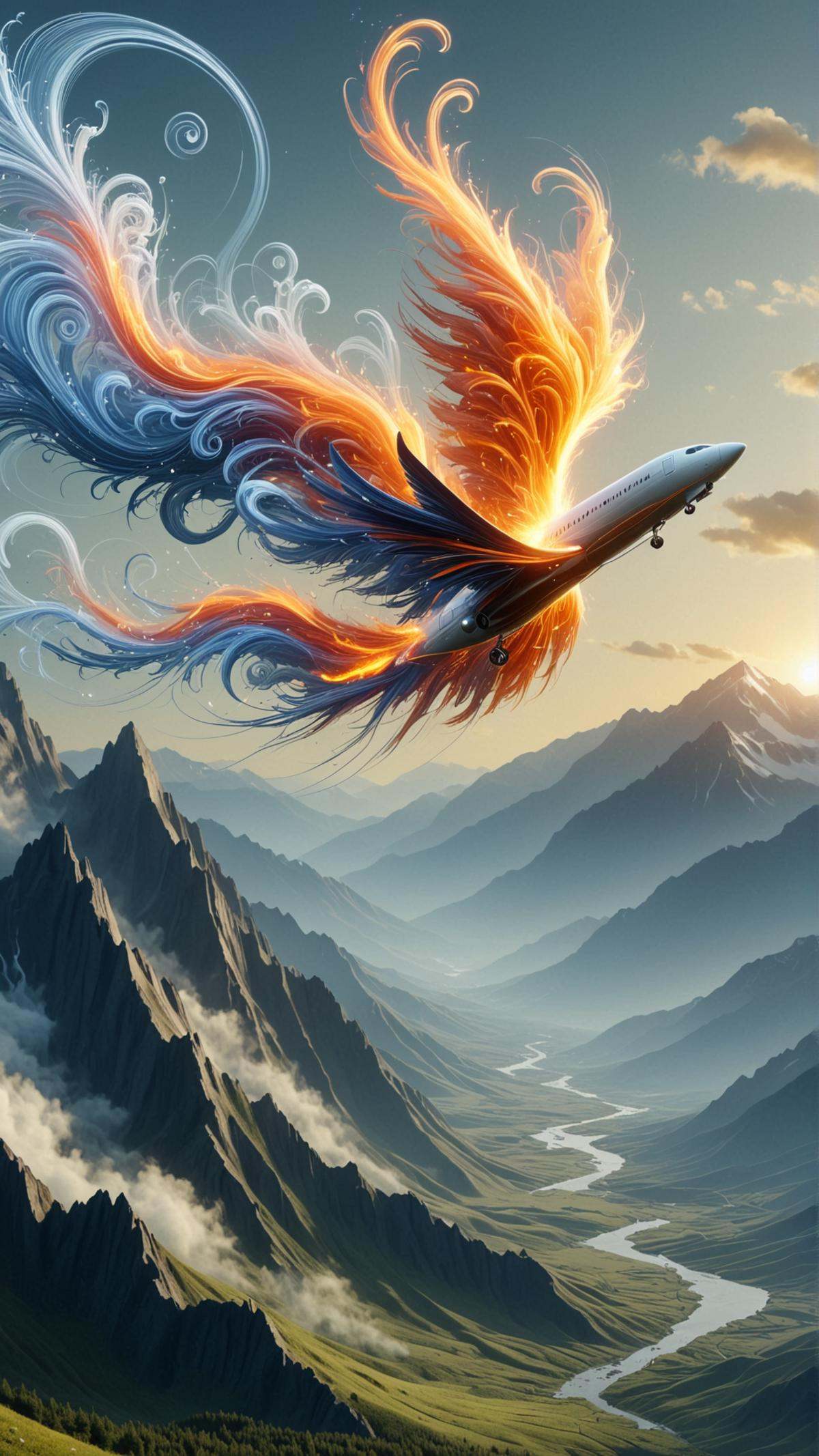 ElementsMix Wind mountain by mnemic on Tensor.Art