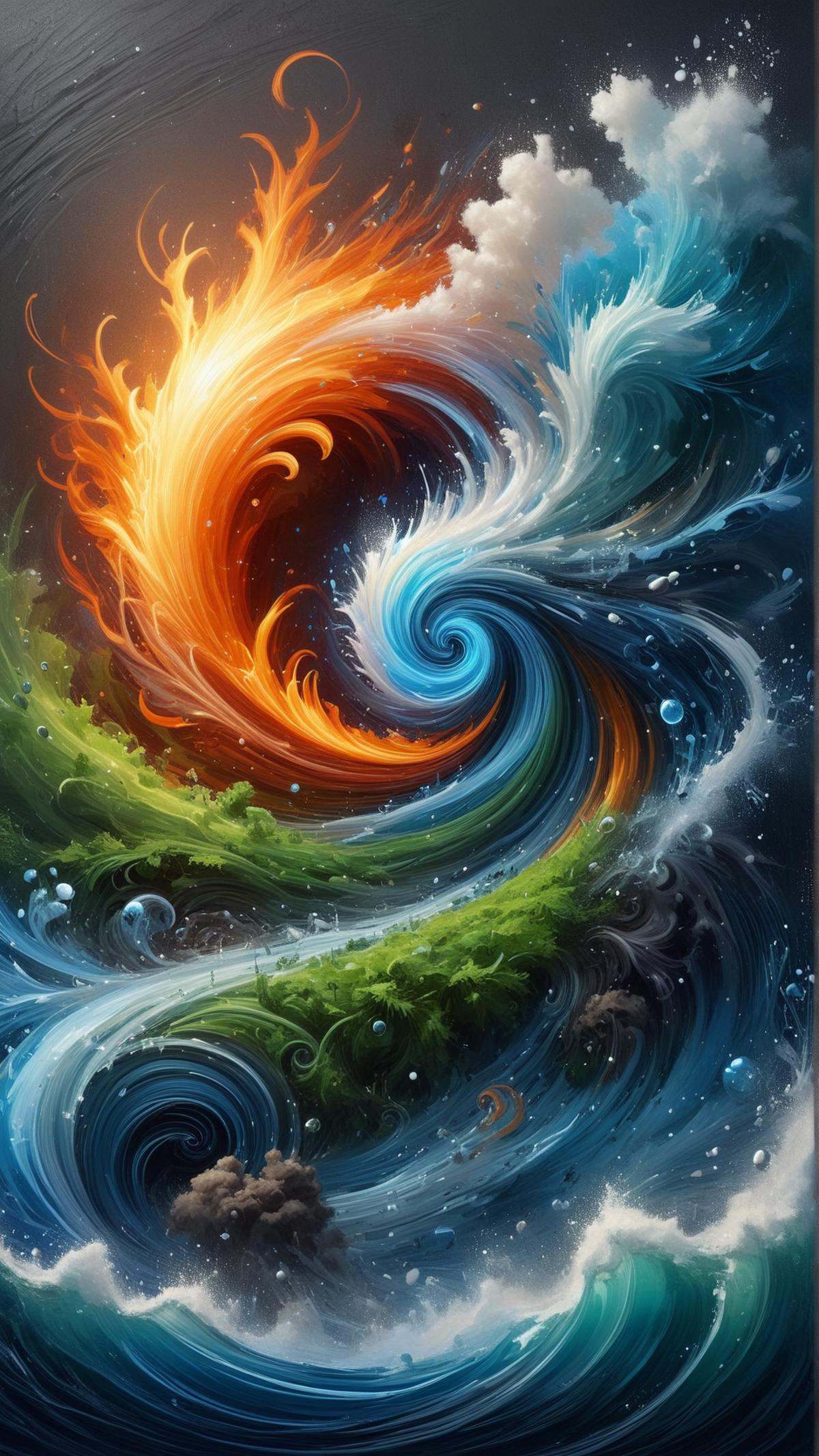 ElementsMix ,  ,  detailed background by mnemic on Tensor.Art