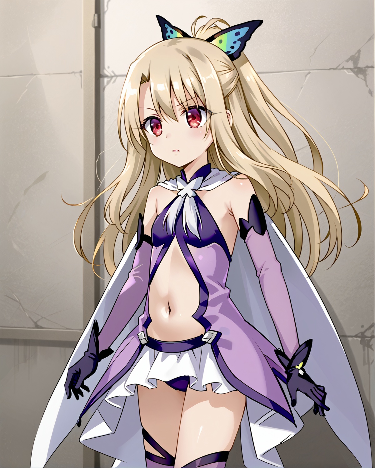 Illya,  gloves,  purple gloves on Tensor.Art