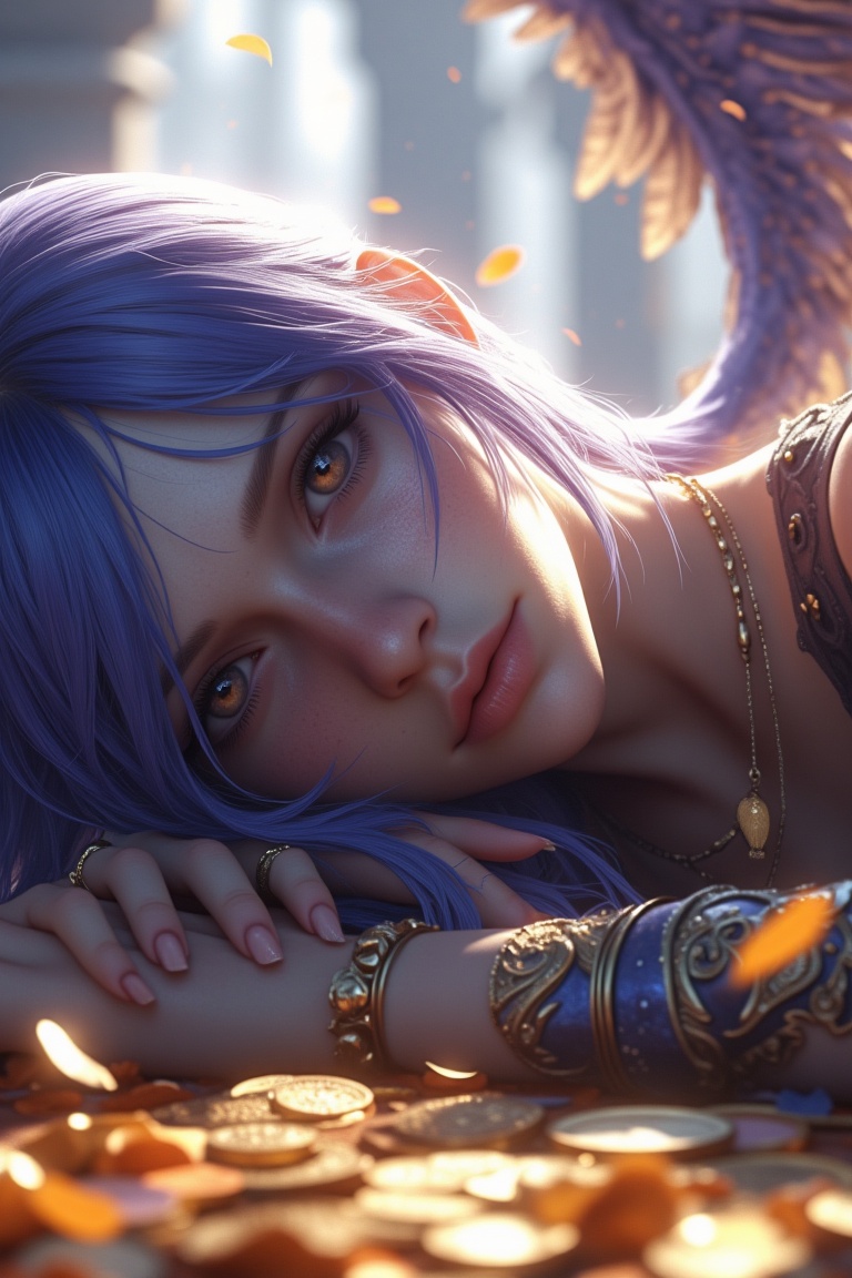 (best quality),  ,  ((light blue hair)) on Tensor.Art