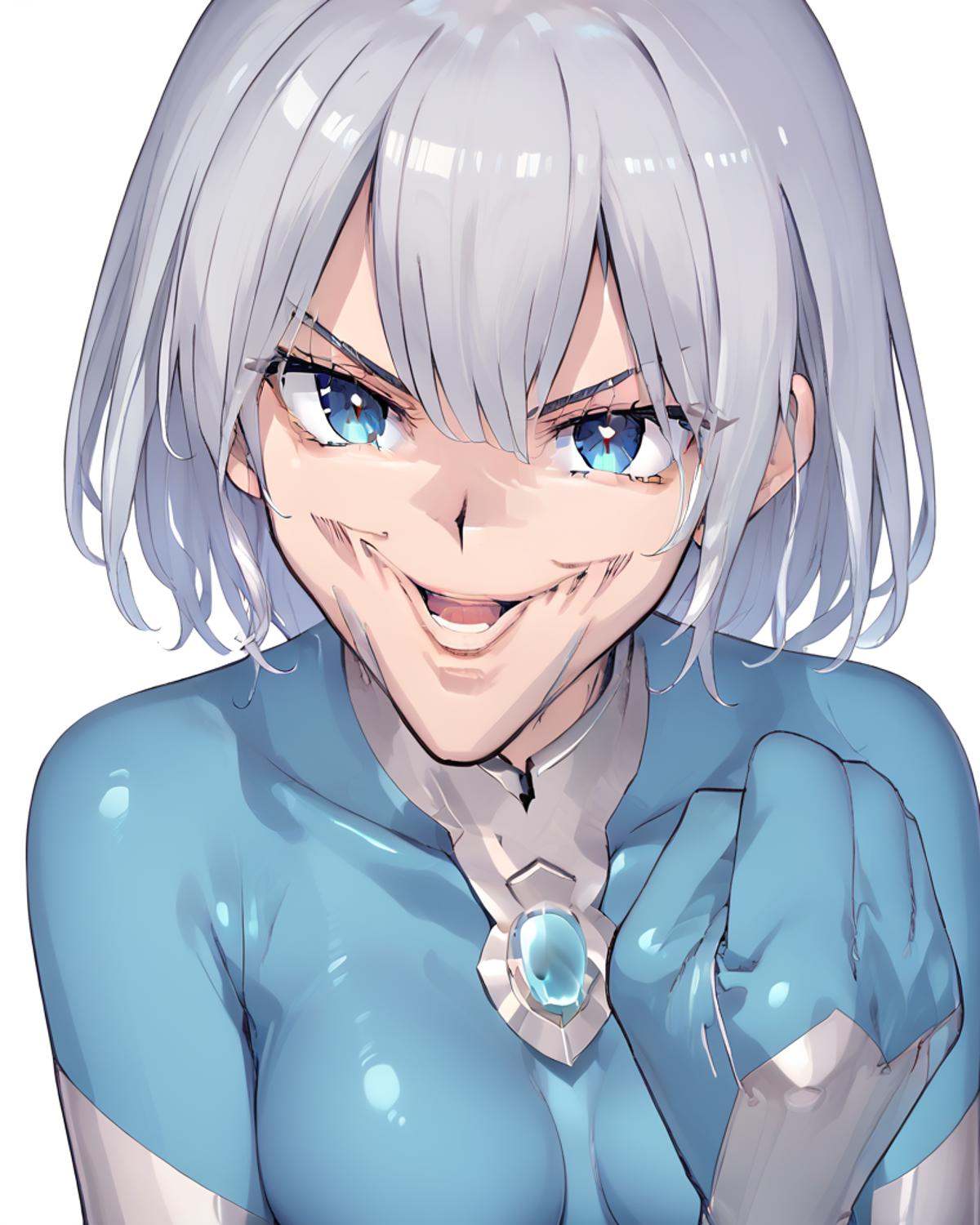 niyon,  short hair,  silver hair on Tensor.Art