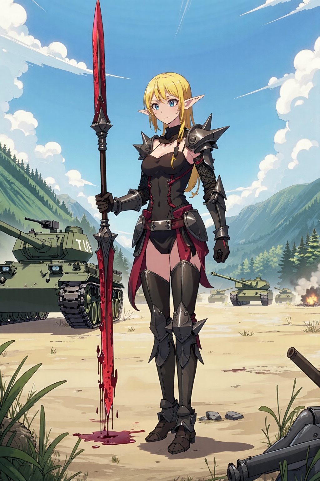 Tuka_Luna ,  girl,  blonde hair on Tensor.Art