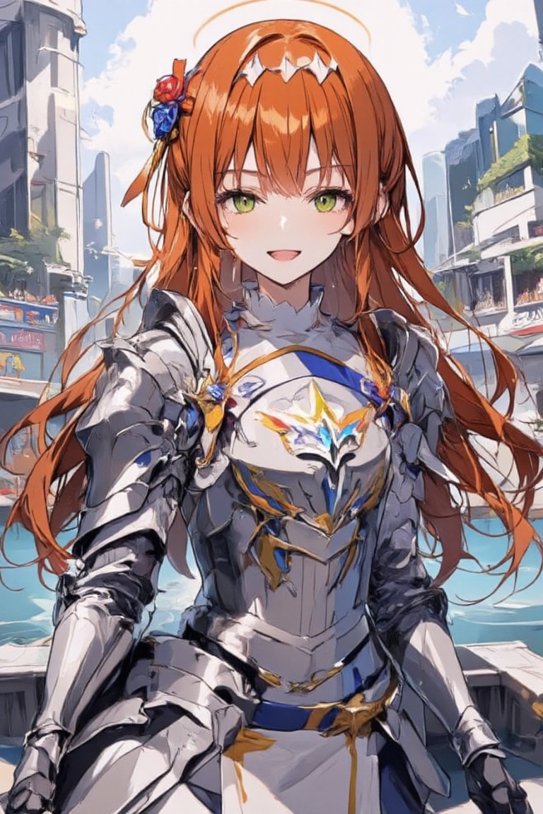 22-year-old girl,  smiling, on Tensor.Art