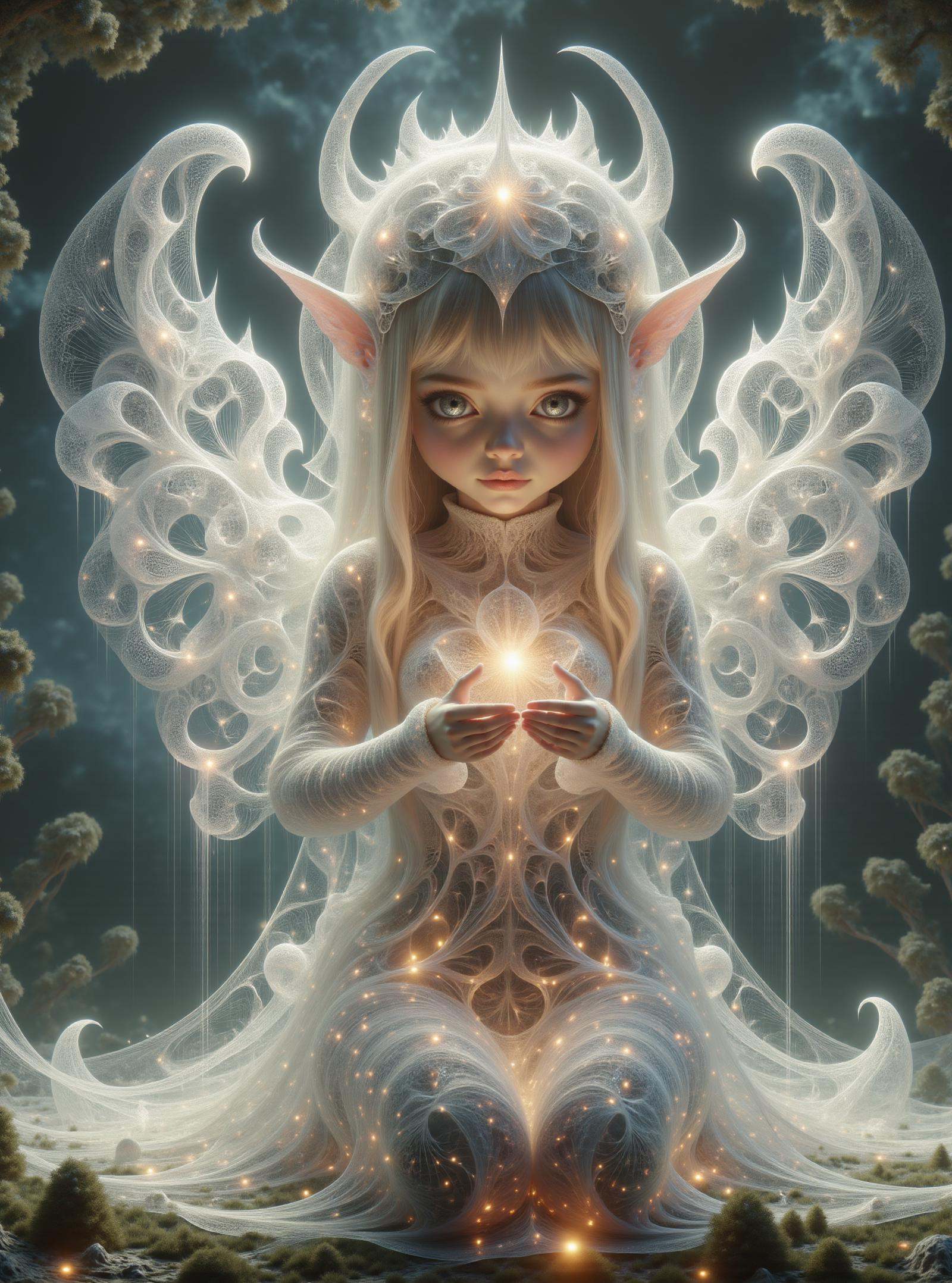 angel-treasure,  Mythical cute whimsical awesome fairytale creature on Tensor.Art