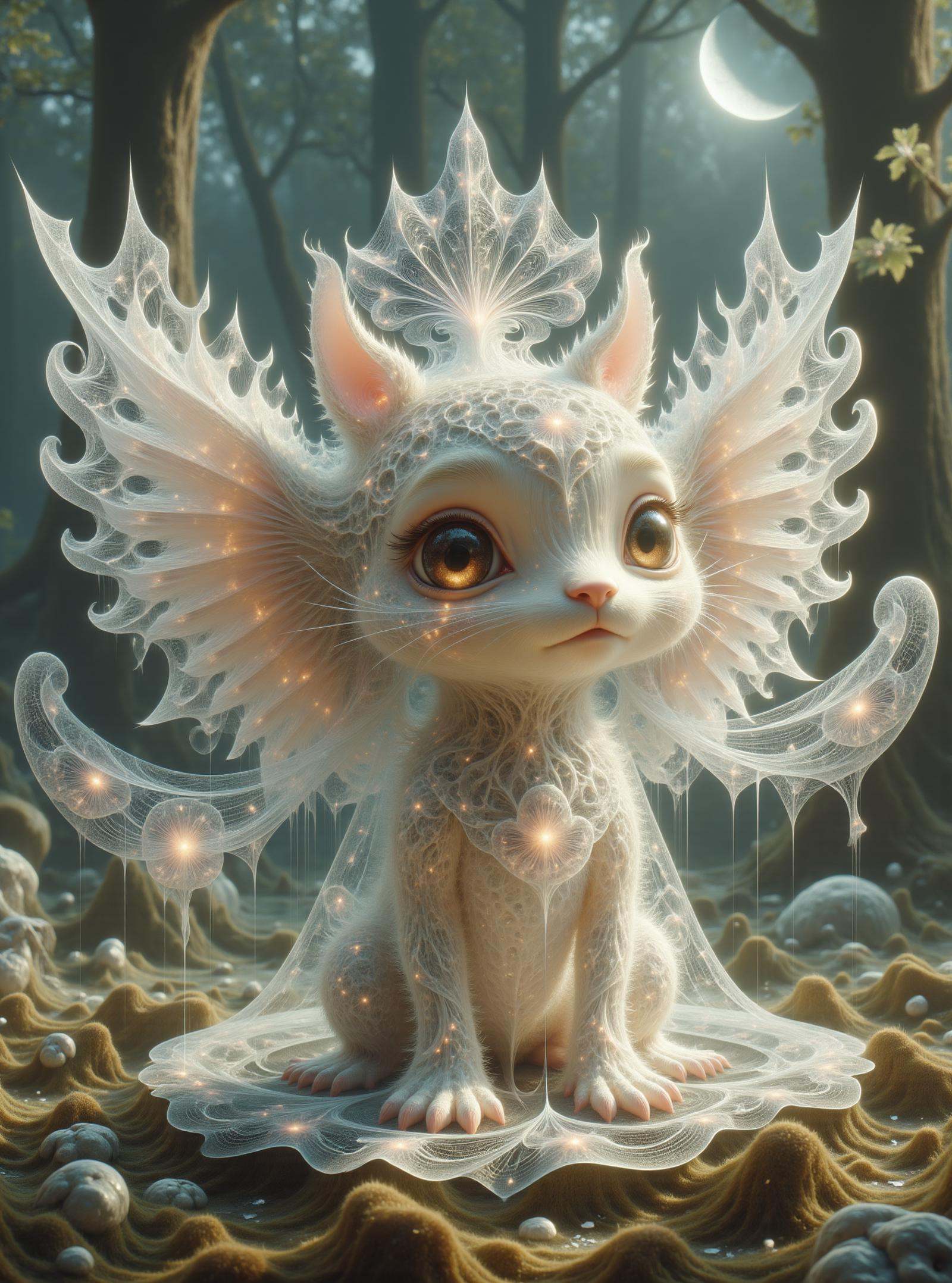 angel-treasure,  Mythical cute whimsical awesome fairytale creature on Tensor.Art