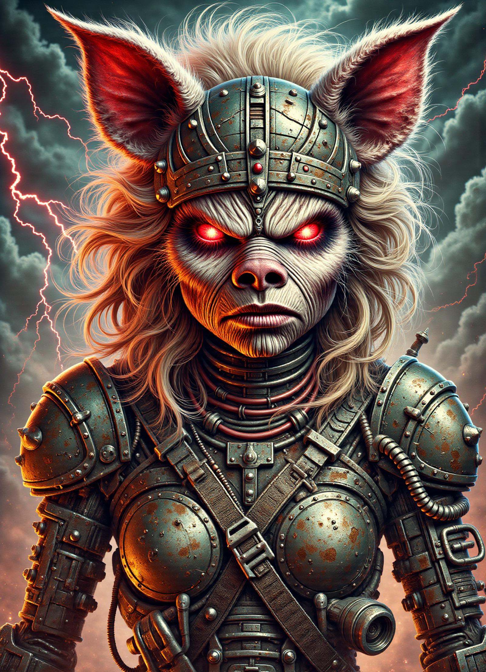 female pig pilot,  mecha mechanic,  dragonknight on Tensor.Art