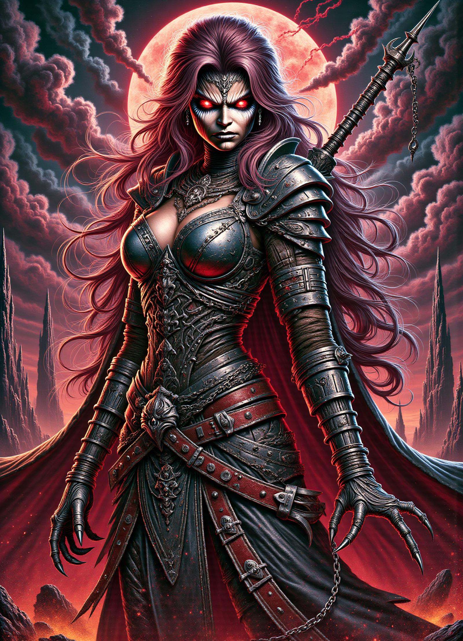 female nikto,  ,  dragonbone greatsword on Tensor.Art