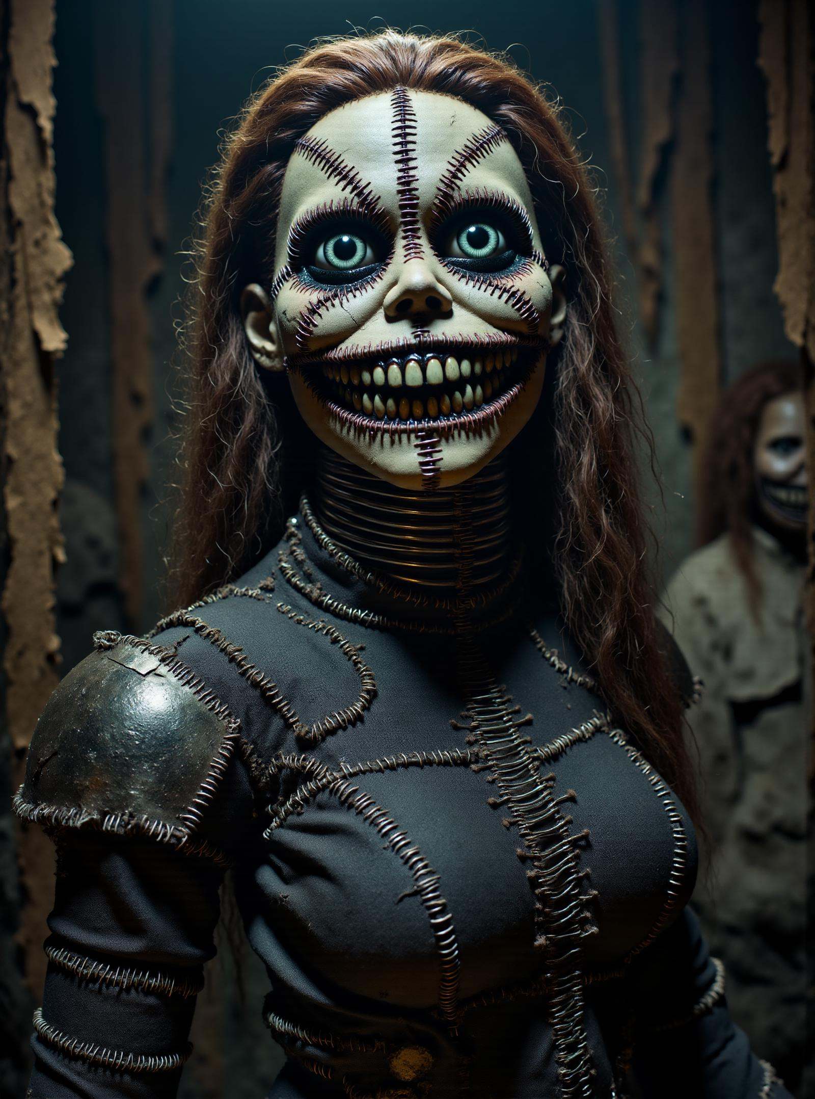 female cybernetic mercenaries,  human mercenaries with cybernetic implants and body augmentations,  sith sorcerer on Tenso...