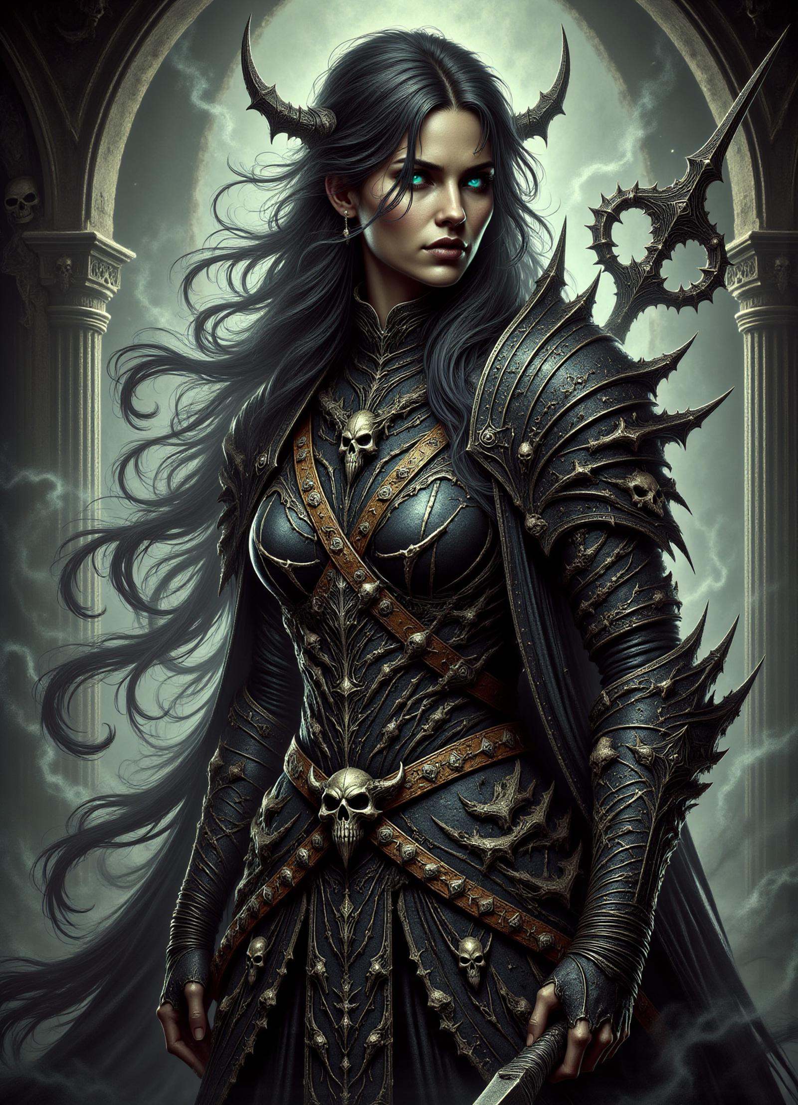 female chaugnar faugn,  squire,  thorned whip on Tensor.Art