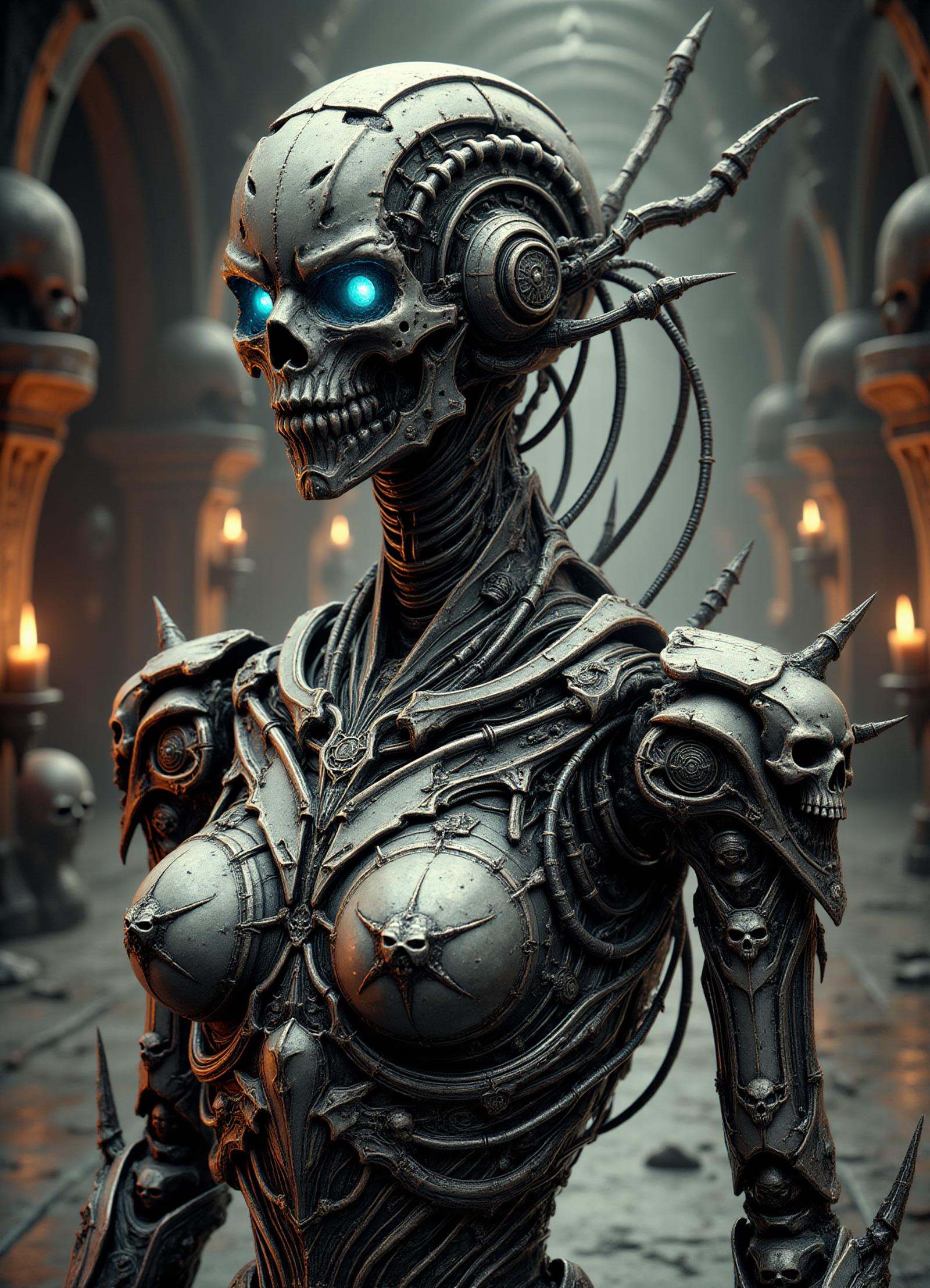 female ra-7 protocol droid on Tensor.Art