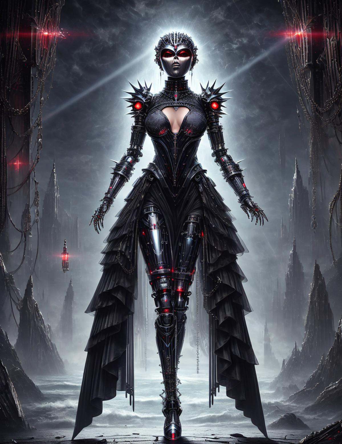DonMM3t4l4r7 masterpiece,  awesome quality,  snug upper body clothing on Tensor.Art