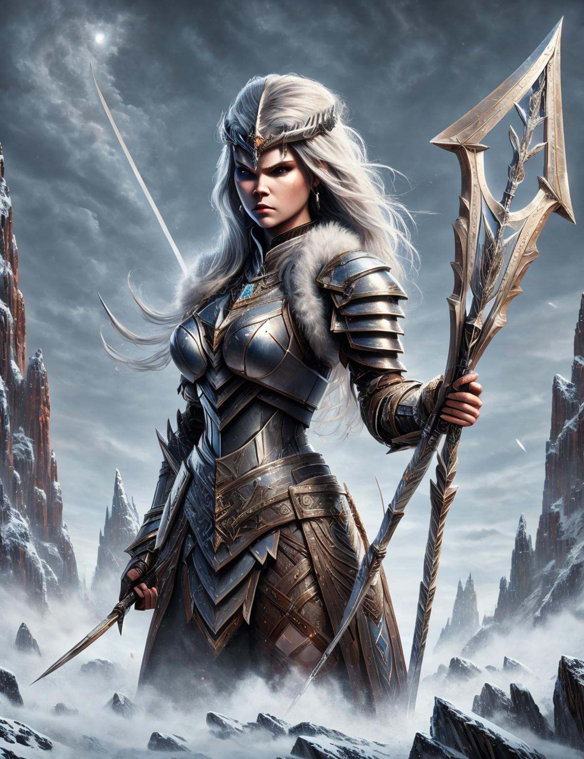 DonMM3t4l4r7 masterpiece,  awesome quality,  female frost giant on Tensor.Art