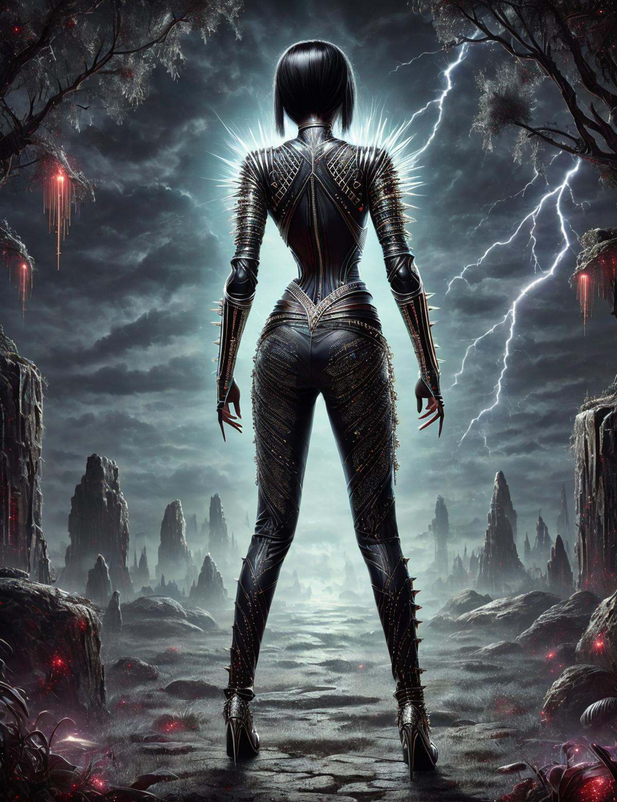 DonMM3t4l4r7 masterpiece,  awesome quality,  roomy lower body clothing on Tensor.Art