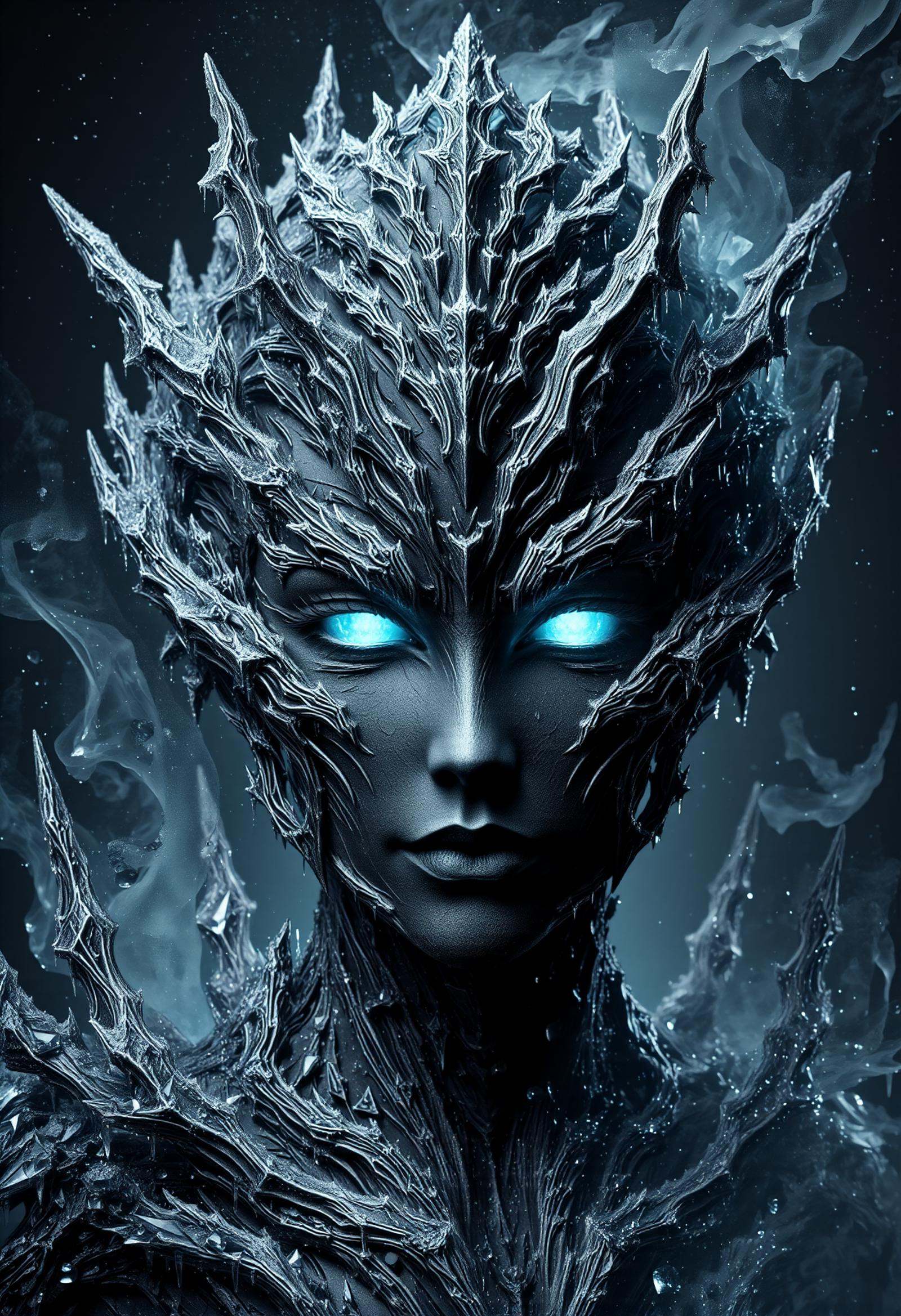 black ice,  female shoggoths, , locket