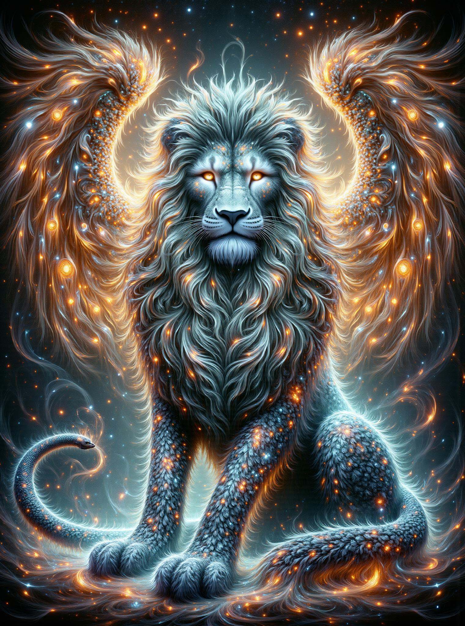 digital illustration,  sphinx,  mythical majestic creature on Tensor.Art