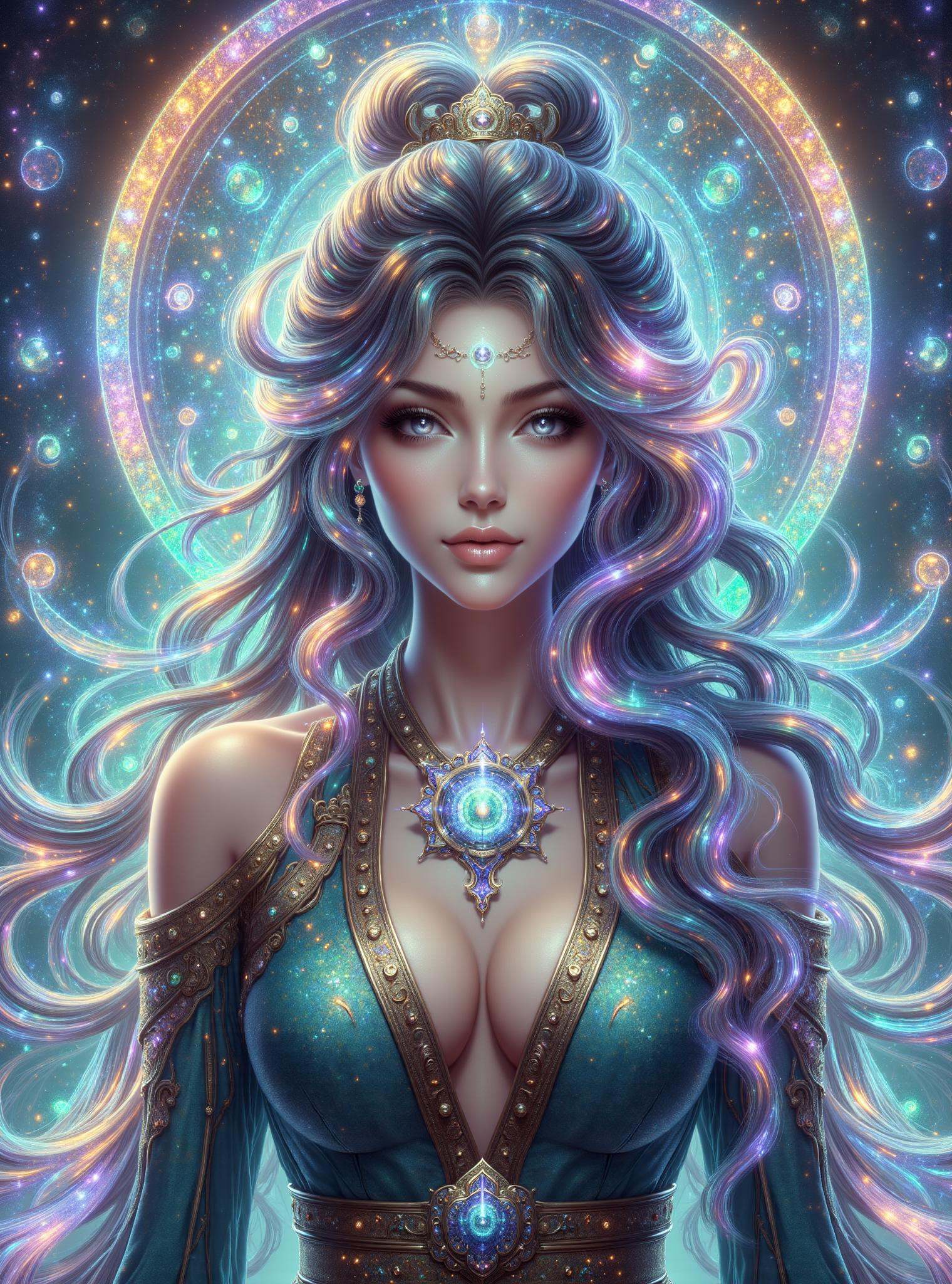 digital illustration,  female san'shyuum (prophets) on Tensor.Art