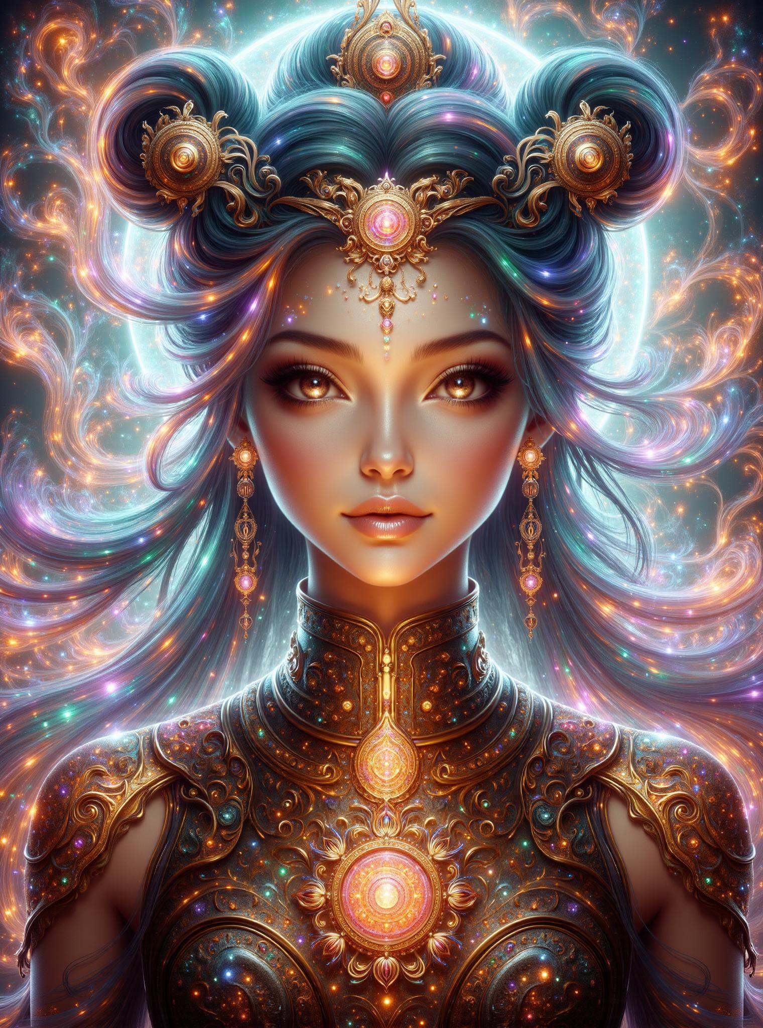 digital illustration,  female san'shyuum (prophets) on Tensor.Art
