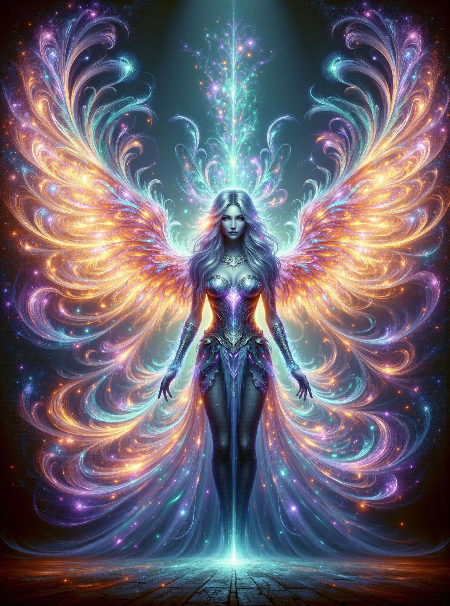 digital illustration,  phoenix,  Enchantress on Tensor.Art