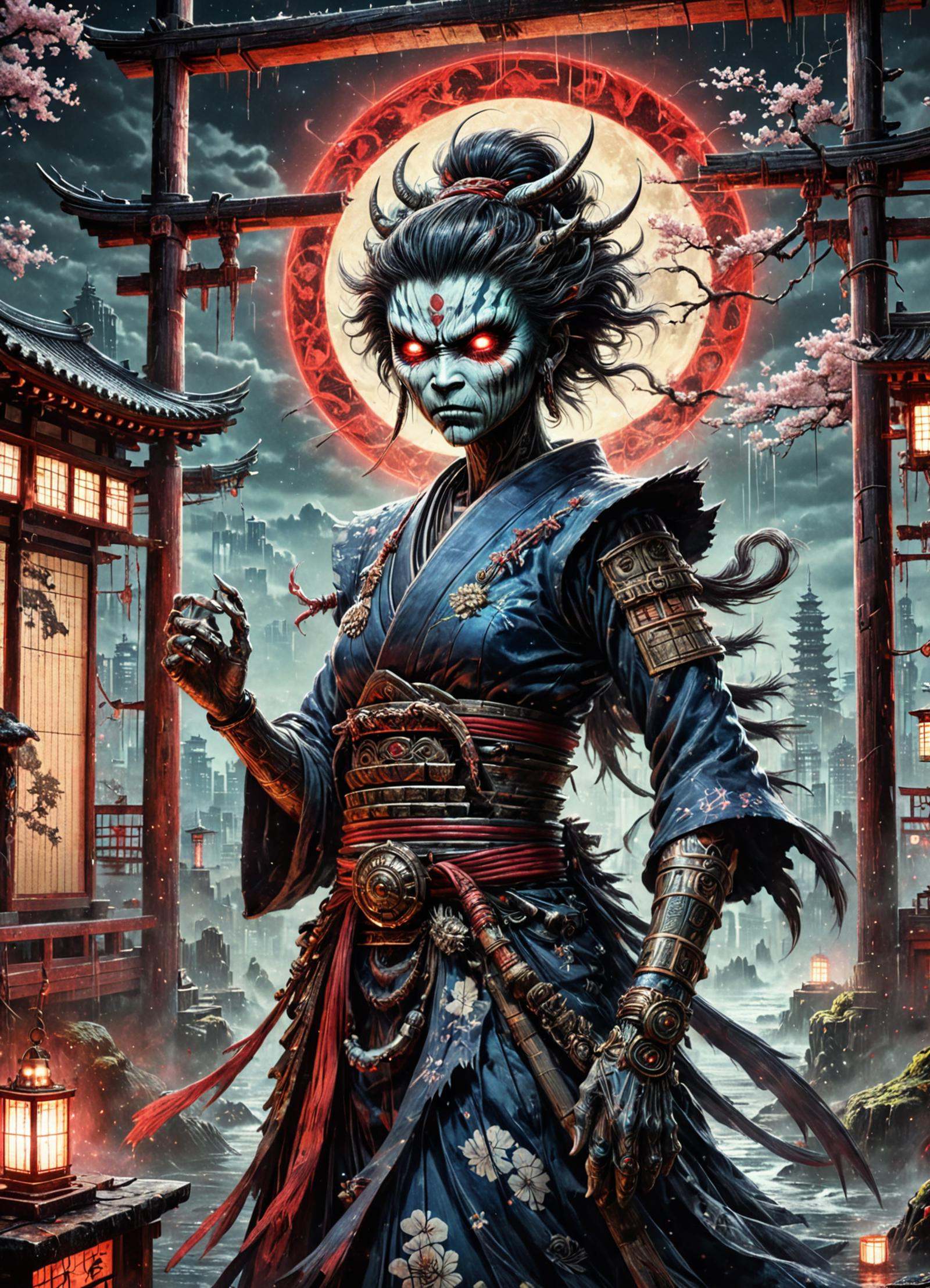DonMM3t4l4r7XL japanese ukiyo - e,  decopunk,  whisplike on Tensor.Art
