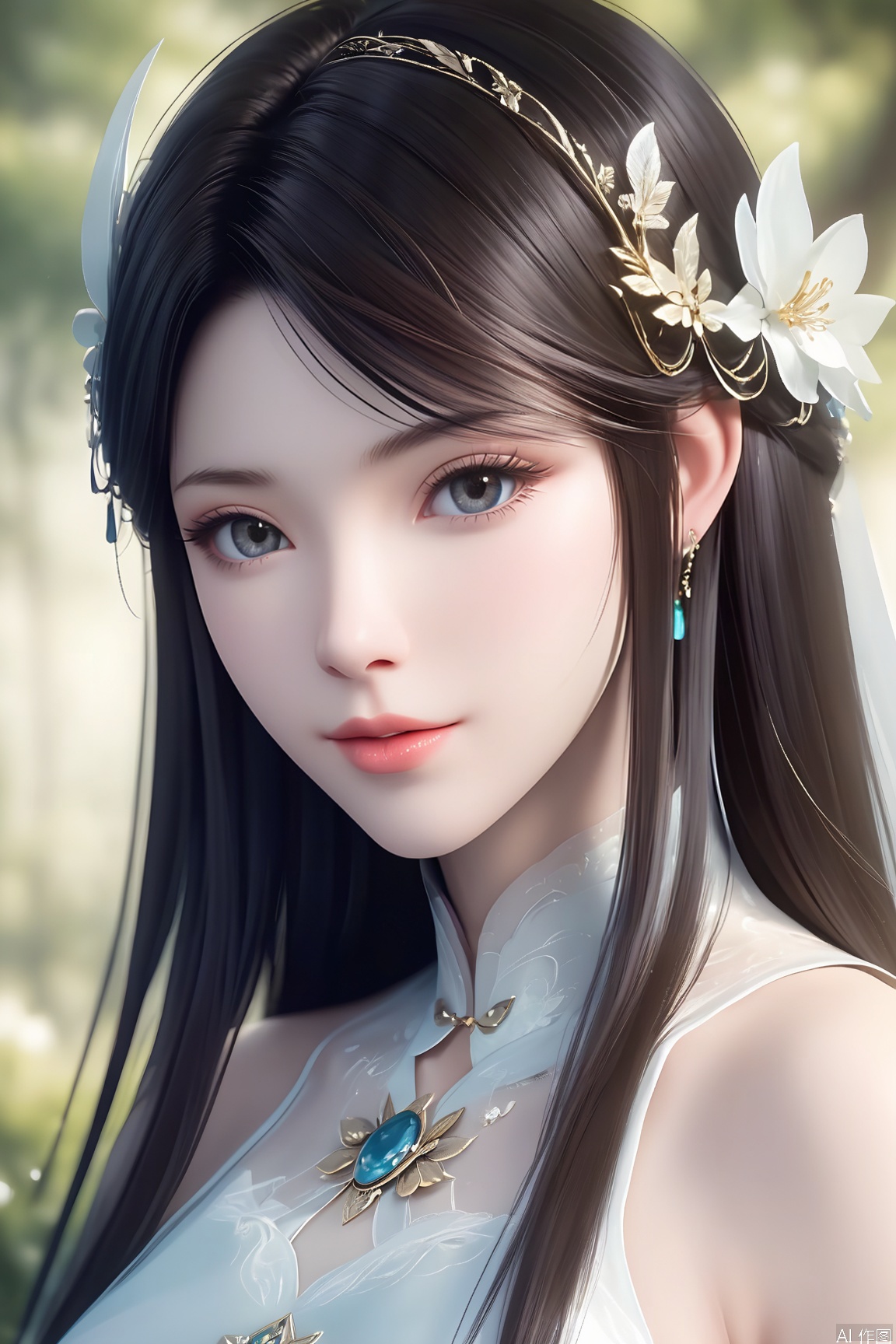 masterpiece,best quality,official art,extremely detailed CG unity 8k wallpaper,
1girl,xuner,solo,jewelry,lips,long_hair,black_hair,looking_at_viewer,black hair,brown-hair,
highly detailed,ultra-high resolution,32K UHD,sharp focus,best-quality,masterpiece,unconventional supreme masterpiece,masterful details,temperate atmosphere,with a high-end texture,in the style of fashion photography,Dynamic Angle