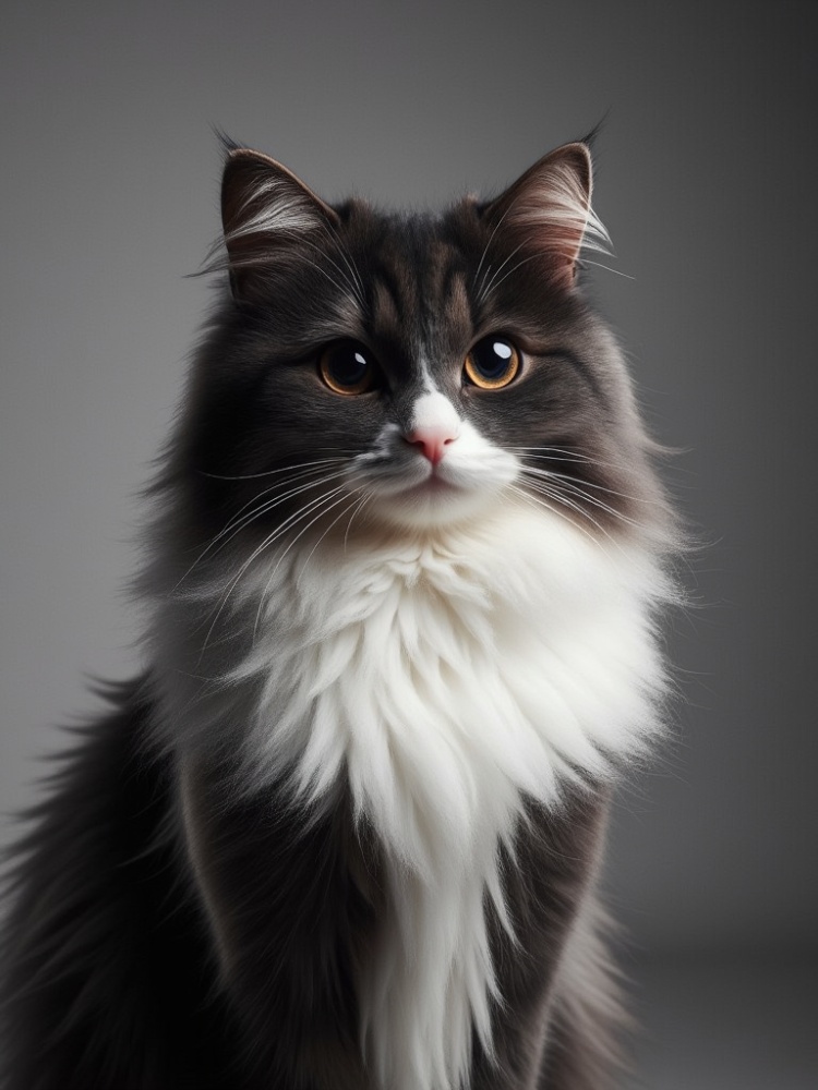F black grey cat-Aien Black Rose by Ai_BayuSari on Tensor.Art