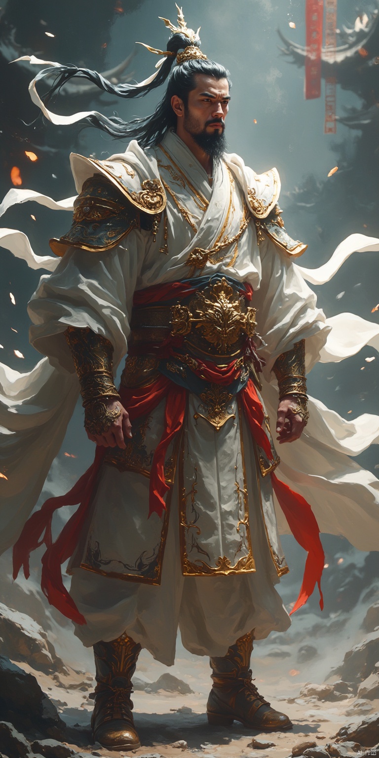 Erlang Shen Yang Jian, full body hpoto