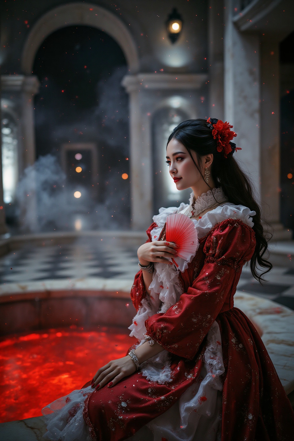 Exceptional quality,  ranked number one. Inspiration: Courtyard. Visuals: In the pitch-black night,  a white mist drifts t...