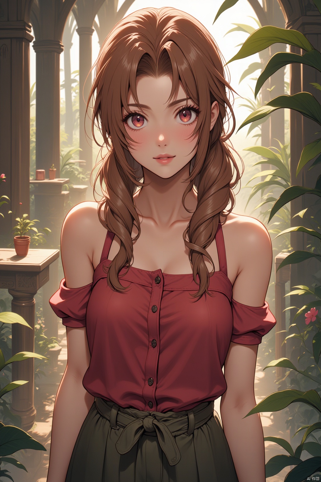 beautiful girl,aerith