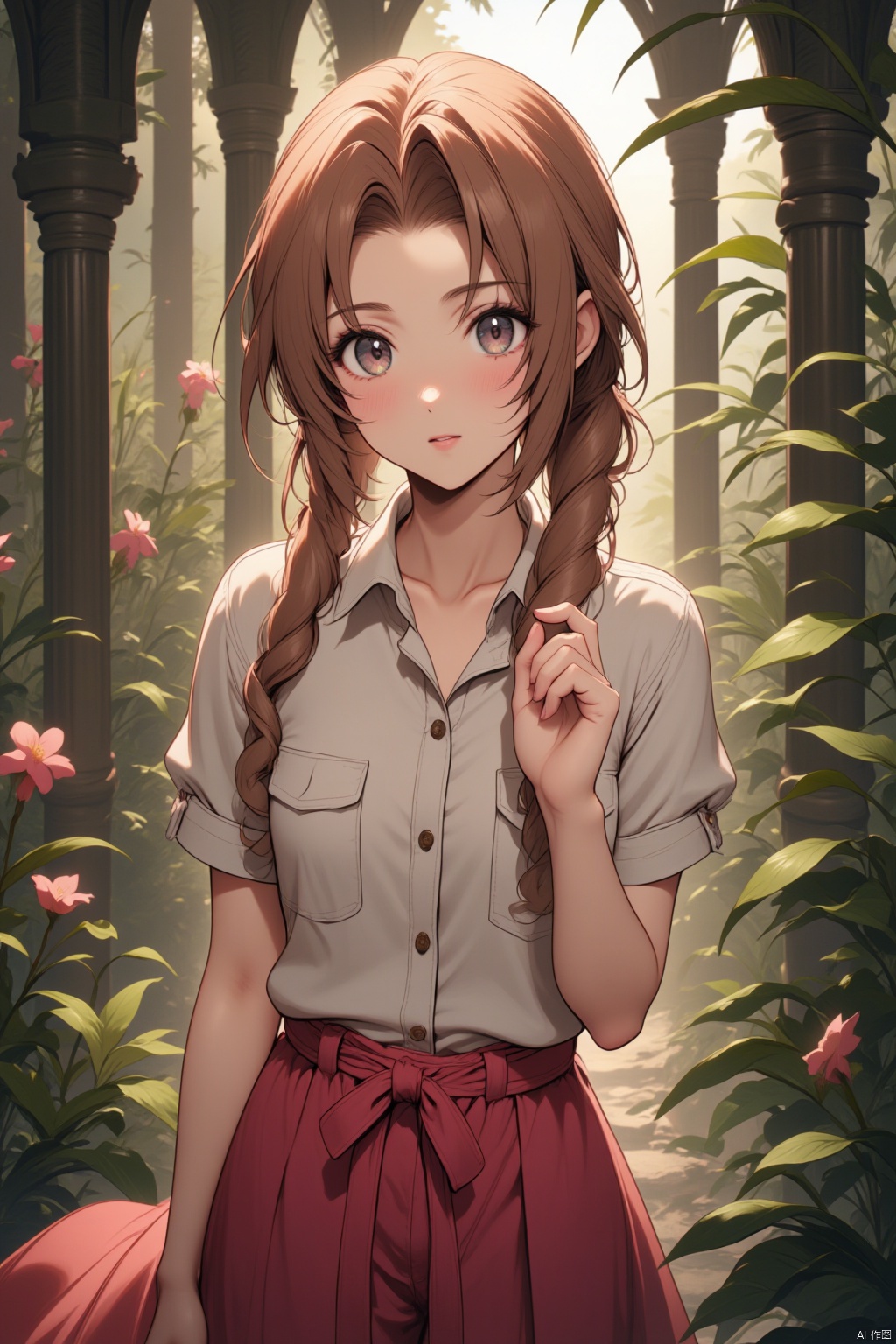 beautiful girl,aerith