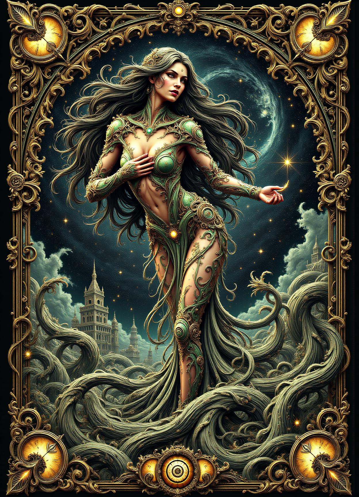 DonMN0Hum4nFX, no human, vines, sfw,  female abyssin, court astrologer,