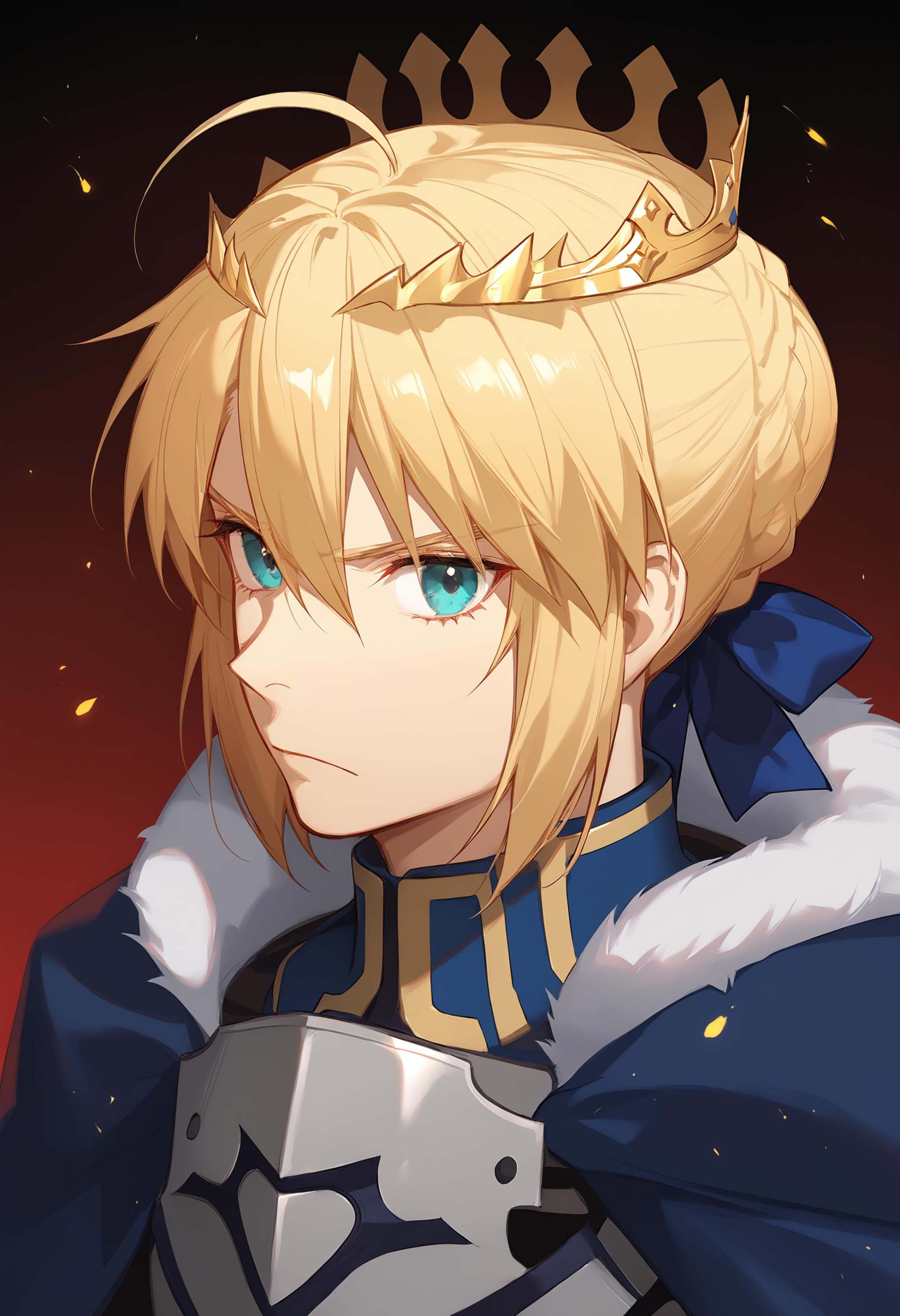 solo,  artoria pendragon (fate),  1girl on Tensor.Art