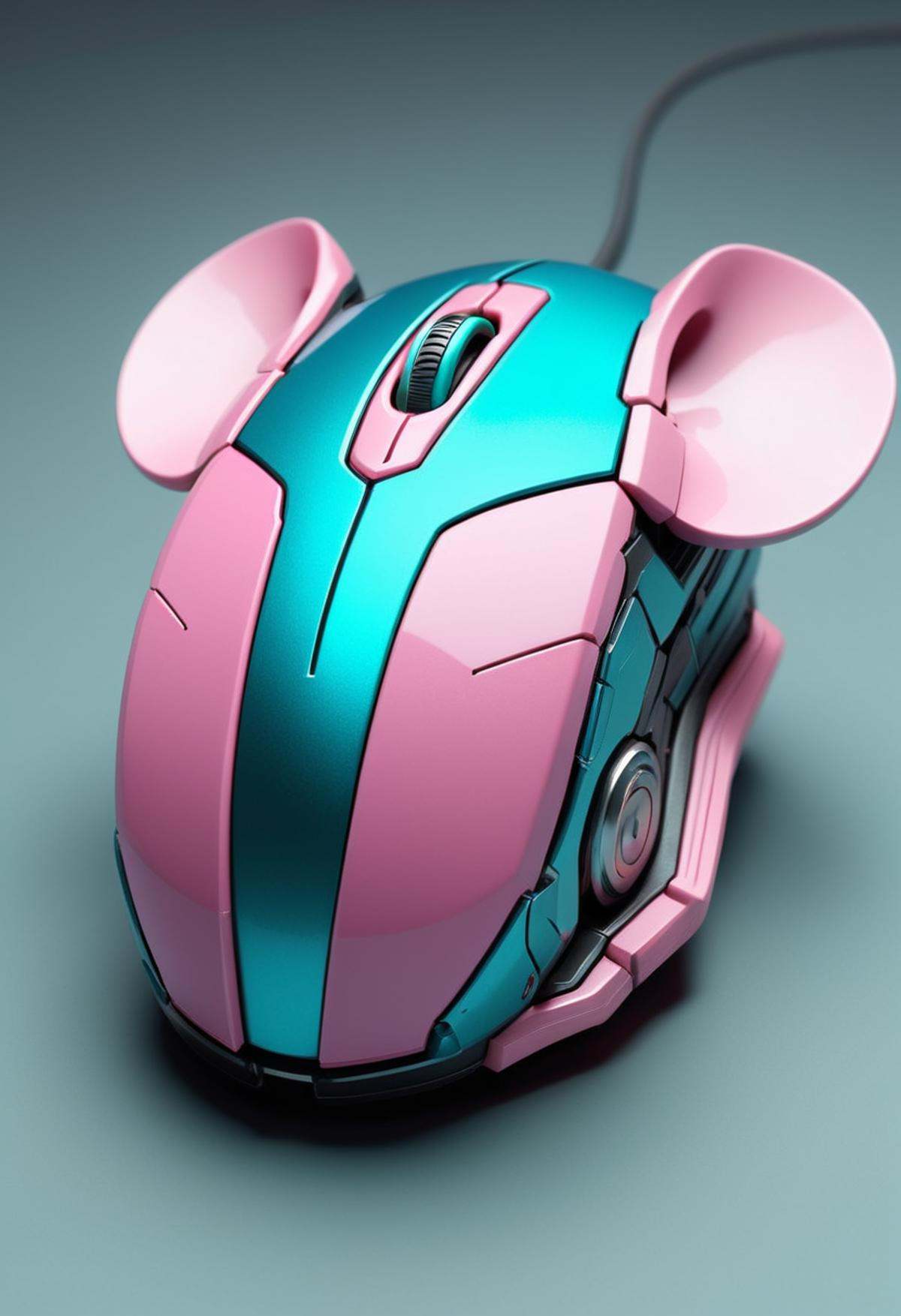 TransformersStyle Cyan,  Light_pink,  Mouse on Tensor.Art