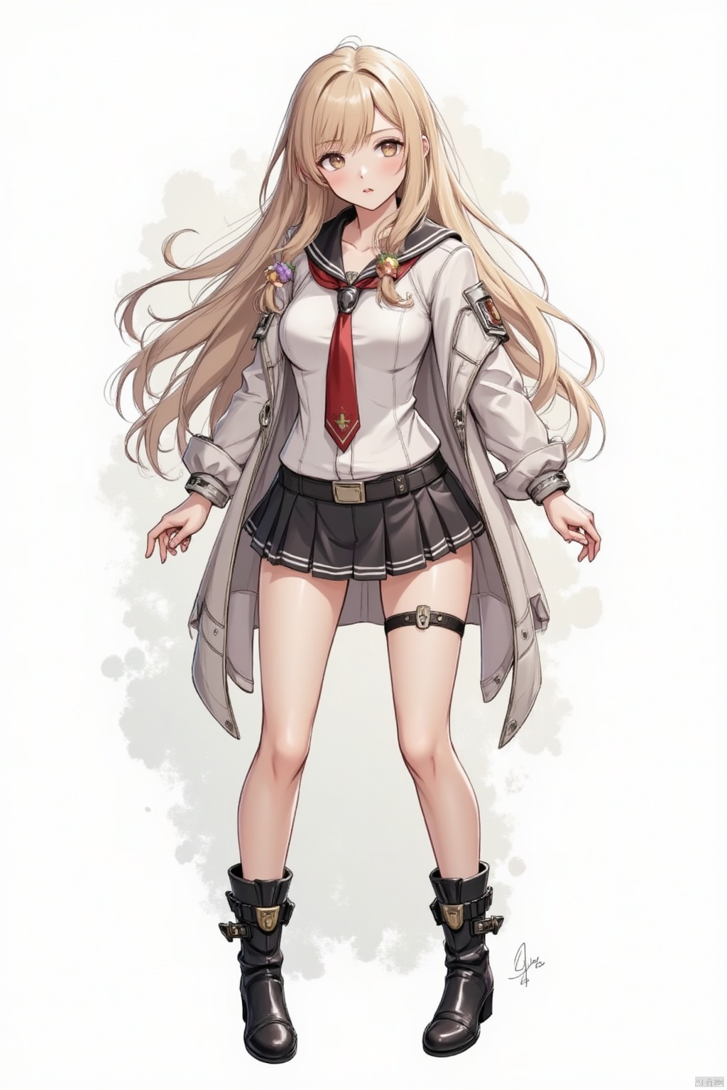 1girl, solo, long hair,  celes chere